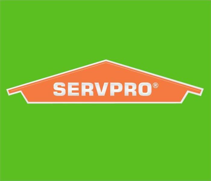 SERVPRO logo with green background 