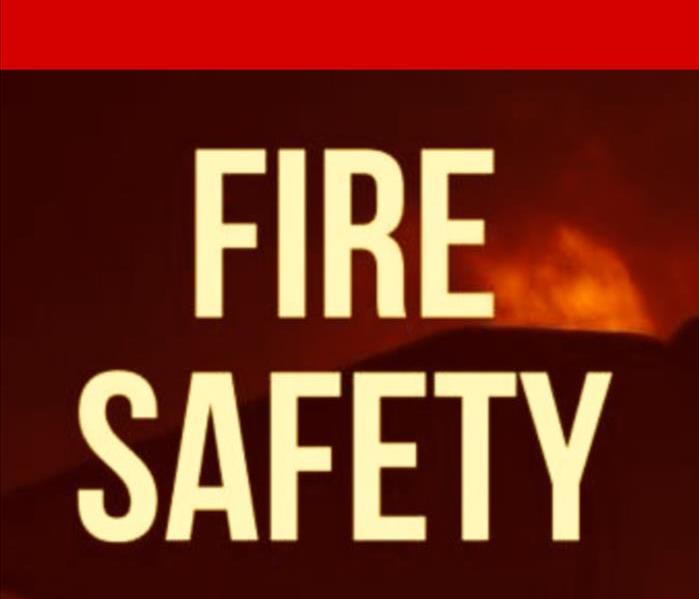 Fire safety written out over fire background 